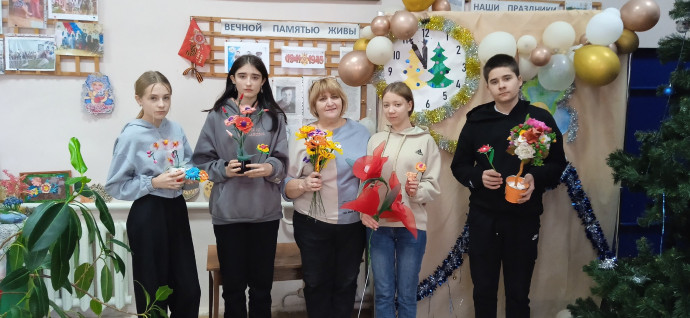 Матер - класс "Волшебные цветы" Матер - класс "Волшебные цветы"